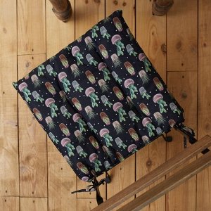 Подушка на стул "Этель" Succulents 42х42см, 100% хл, 190 г/м2