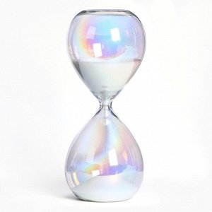 Песочные часы "Шанаду", сувенирные,  8 х 8 х 19 см, белый песок