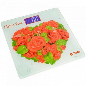 Весы электронные напольные  D-9217 "Розы для любимой"