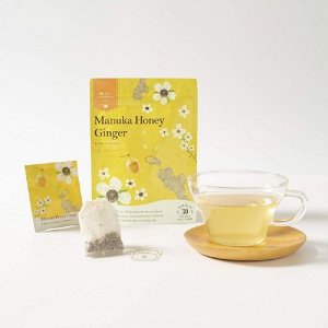 Tree Of Life Herbal Tea Manuka Honey Ginger - согревающий травяной чай с медом манука и имбирем