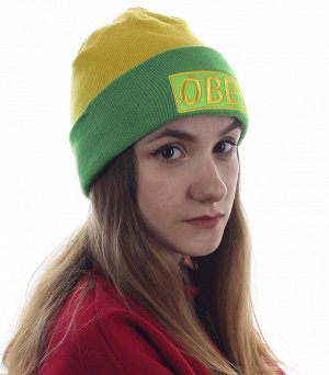 Яркая шапка Obey для модных девушек №1504 ОСТАТКИ СЛАДКИ!!!!