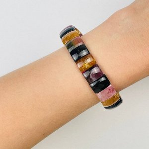 Браслет из Турмалина микс