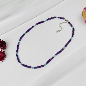 Колье из Аметиста и Амазонита