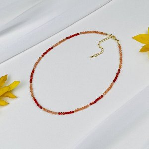 Чокер из Агата и Солнечного камня