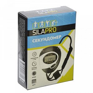 SILAPRO Секундомер, пластик, синтетическое волокно, 1хAG13, 5,5х6,5см