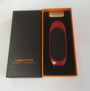 USB зажигалка электронная электроимпульсная Lighter ОВАЛ