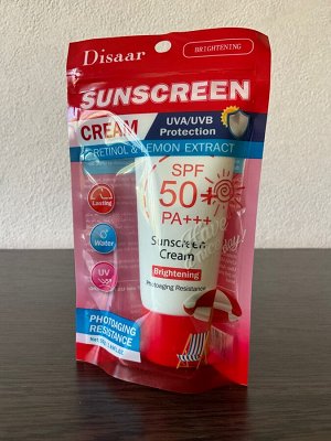 Disaar Солнцезащитный крем для лица с ретинолом SPF50+, 50 мл
