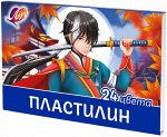 Пластилин ЛУЧ Аниме &quot;&quot;Хиро&quot;&quot; 24 цвета х 20гр. + стек