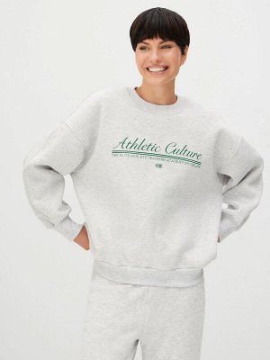 Утепленный свитшот оверсайз Athletic culture