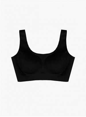 INDEFINI Черный бесшовный бюстгальтер-топ BRA Push up