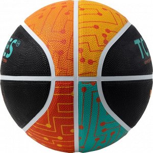 Мяч баскетбольный TORRES TT B02127, р. 7, резина, нейлон. корд, бутиловая камера