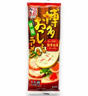 ITSUKI HAKATA OSSHOI Тонкоцу-рамен (рамен с бульоном на свиных косточках) 123 гр