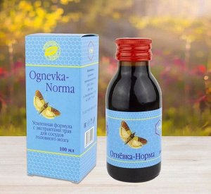 Огневка НОРМА (Для сосудов), стекло 100 мл Жива