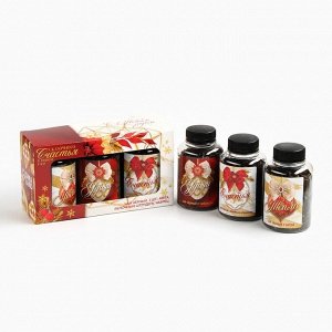 Чай подарочный, набор «Сказачного счастья», набор 3 шт. x 50 г, вкусы: мята, яблочный штрудель, чабрец