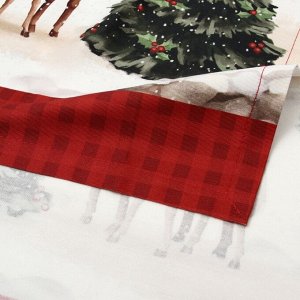 Дорожка Этель "Happy Holidays" 40х149 см, 100% хлопок, саржа 190 г/м2