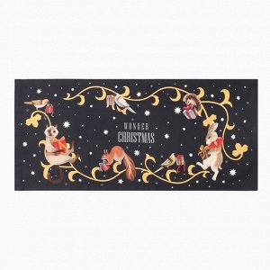 Дорожка на стол Этель Fairy tale 30x70 см, 100% хлопок, саржа 190 г/м², чёрная