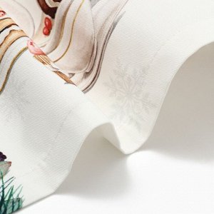 Дорожка на стол Этель New Years treat 30?70 см, 100% хлопок, саржа 190 г/м?, белая