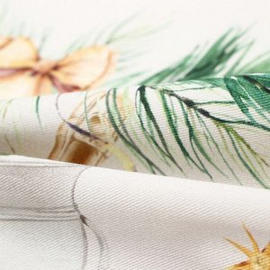 Дорожка на стол Этель Spruce mood 40x149 см, 100% хлопок, саржа 190 г/м², белая