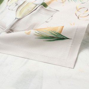 Дорожка на стол Этель Spruce mood 40x149 см, 100% хлопок, саржа 190 г/м², белая