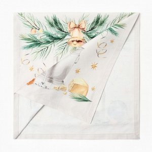 Дорожка на стол Этель Spruce mood 40x149 см, 100% хлопок, саржа 190 г/м², белая