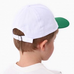 Кепка детская Life style, белая, р-р 52-54, 5-7 лет