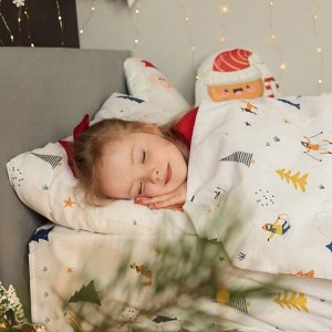 Комплект постельного белья "Этель" 1,5 сп Happy skiers 143х215 см, 150х214 см, 50х70 см -1 штука, 100 % хлопок, бязь
