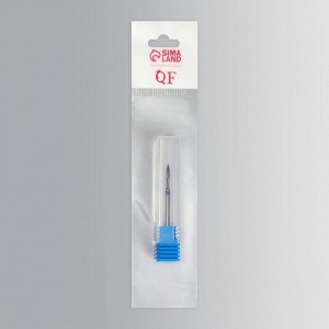 QF Фреза для маникюра, безопасная, 6 граней, 1, 2 x 8 мм, в пластиковом футляре