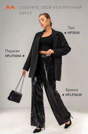 Happy Fox Женские вечерние брюки с пайетками Happyfox