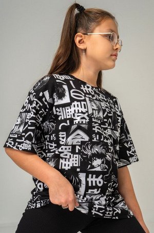 Детская футболка оверсайз Happyfox