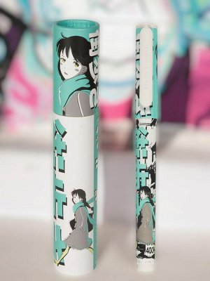 Ручка шариковая в футляре СИНЯЯ, BRUNO VISCONTI DreamWrite, Manga Anime, ассорти, 0,5мм, 20-0264/17 (бирюзовый)