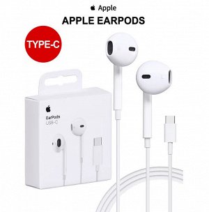 Проводные наушники Premium Pods, Type-C, 1.2 м, белый, контроллер с микрофоном