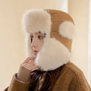 Шапка ушанка женская