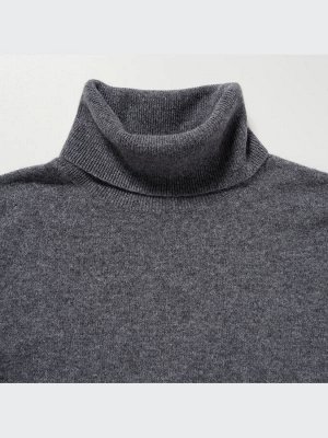 UNIQLO - кашемировый свитер с высоким воротником