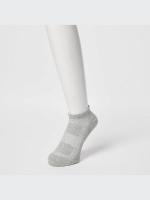 UNIQLO - мужские короткие носки с дышащей сетчатой структурой -  03 GRAY