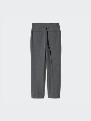 UNIQLO - смарт брюки до щиколотки слегка зауженного силуэта (64-66 см) - 69 NAVY