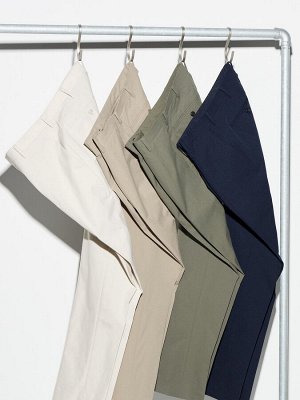 UNIQLO - легкие классические брюки до щиколотки - 69 NAVY