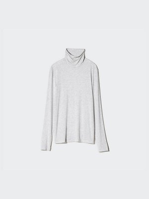 UNIQLO Heattech - тонкая термо-кофта с длинным рукавом - 69 NAVY