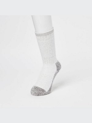 UNIQLO Heattech - теплые мужские носки из мягкого ворса вереск