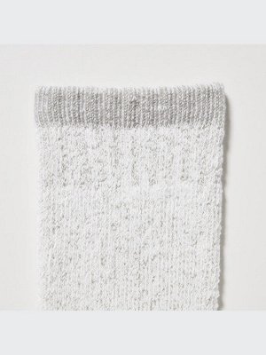UNIQLO Heattech - теплые мужские носки из мягкого ворса вереск