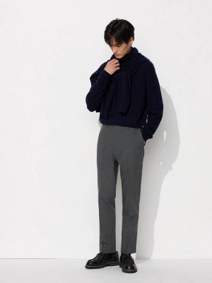 UNIQLO - брюки Kando с лёгким прилеганием - 08 DARKGRAY