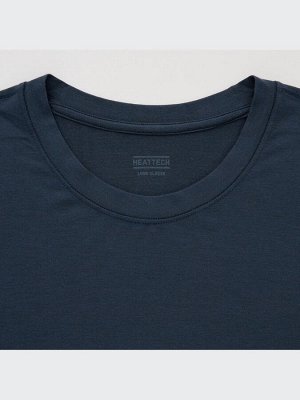 UNIQLO Heattech  - мужская термо-кофта с круглым вырезом