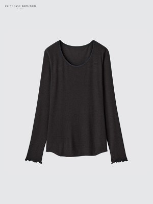 UNIQLO Extra Warm Heattech - теплая термо-кофта в рубчик от Princess Tam Tam
