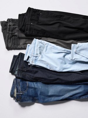 UNIQLO - ультраэластичные зауженные джинсы - 65 BLUE