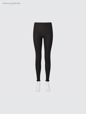 UNIQLO х Princess Tam Tam - эластичные термо-леггинсы Ultra Warm Heattech с кашемиром