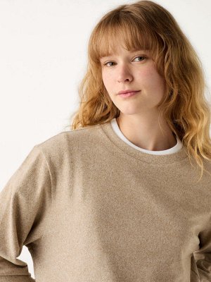 UNIQLO — тонкий свитер из мягкого флиса, 52-54р
