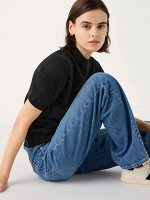 UNIQLO - кашемировый свитер со стойким воротником и коротким рукавом