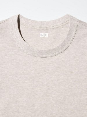 UNIQLO - футболка стандартного кроя с круглым вырезом - 30 NATURAL