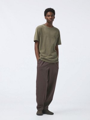 UNIQLO - повседневная футболка с круглым вырезом - 67 BLUE