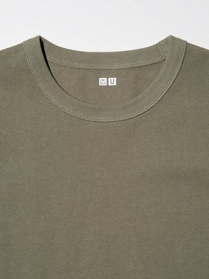 UNIQLO - повседневная футболка с круглым вырезом - 67 BLUE