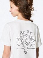 UNIQLO UT - хлопковая футболка Миффи - 00 WHITE